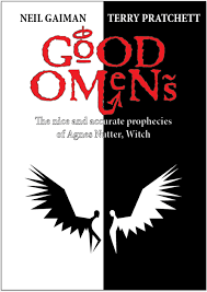 Good Omens Cover Good Omens Fanmade Cover Good Cover He Art Good Omens Book Book Cover Art Book Nooks