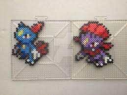 215 416 Sneasel And Weavile Perlers By Tehmorrison On Deviantart Perler Bead Art Pokemon Bead Perler Bead Patterns