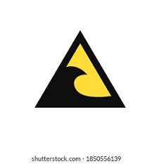 A tsunami warning and a number of advisories are in effect for various locations in alaska after a huge earthquake hit off the north american coast. Tsunami Alert Sign Clipart Image Isolated Stock Vector Royalty Free 1850556139