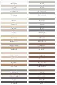 Info Color Charts Grout Shield Grout Restoration System