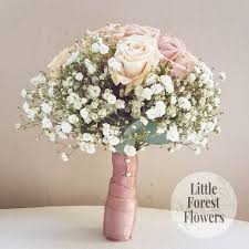 Artificial fake silk gypsophila baby's breath flower wedding bouquet home decor. Roses Mix Baby S Breath Bridal Bouquet Fresh Flower Bouquet Shopee Singapore
