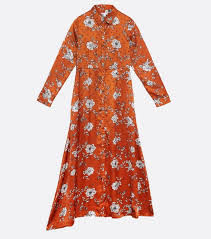 These neckties are dry clean only. Blue Vanilla Orange Floral Satin Spot Jacquard Maxi Dress New Look