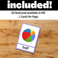 Toys Vocabulary Flashcards