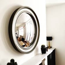 Love this round ikea mirror over the fireplace mantle. Convex And Round Mirrors Over A Fireplace Top Tips Omelo Decorative Convex Mirrors
