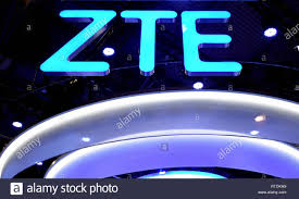 Logo Of The Chinese Brand Zte Seen During The Mobile World