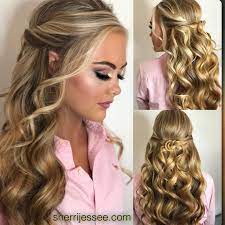 Beautiful Half Up Prom Or Pageant Hair Prom Hair Down Pageant Hair Prom Hairstyles For Long Hair