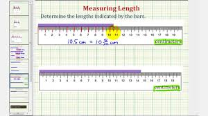 Most fractional rulers are based on the english measuring system where scales are graduated in units of one inch and fractions of an inch. Ex Measure Lengths In Centimeters Decimal Notation And Mixed Numbers Youtube