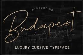 Try, buy and download any typeface from our collection of fonts similar to french script. Budapest Script Font 6 Fonts 184212 Handwritten Font Bundles