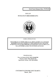 Nycomed amersham perancangan perangkat lunak tender untuk. Usulan Penelitian Hibah Bersaing