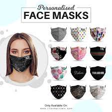 Personalised Face Masks Add Your Name Or Initials And Make Your Mask Personal Only Available On Livexmaintain Www Livexmaintain Com Face Mask Mask Face