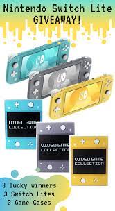 Nintendo Switch Lite Giveaway 3 Free Switch Lites And Matching Unikeep Game Cases New Nintendo Switch Games Nintendo Switch Nintendo Switch Games