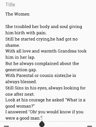 The detail and thought that went into these poems is so admirable. Get E Book Poems For Women