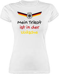 Italien trikot away em 2021 weiss (008). Shirtracer T Shirt Mein Trikot Ist In Der Wasche Deutschland Fussball Em 2021 Damen Premium T Shirt Europameisterschaft Fanartikel Trikot Online Kaufen Otto