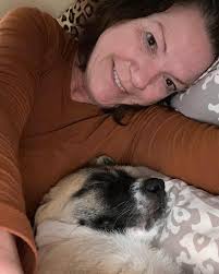 HAPPIEST OF BIRTHDAYS to our amazing foster and board member Jill!!! Jill  has been one of our longest fosters, probably with over one hundred pups  under her belt in the last 2