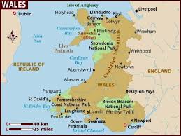 Wales Is A Country That Is Part Of The United Kingdom And The Island Of Great Britain Bordered By England To Its East And Wales Map Wales England Wales Travel