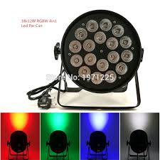 Decoracion Navidad Led Lamp Led Par Can Light Quad 18x12w Rgbw Dmx Par Light Dj Equipment Dj Projector Wash Lighting Can Lights Commercial Lighting Dj Lighting