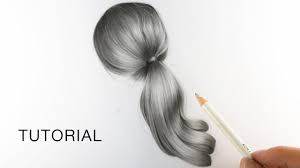 Perfect for the wintertime months, these wine and white nails are pony tails to draw ponytail drawing how to draw hair anime drawings. How To Draw Realistic Hair For Beginners Ponytail Youtube