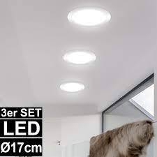 39,99€ (6,67 €/stück) lieferung bis morgen, 7. 3er Set Led Decken Einbau Strahler Wohn Zimmer Spot Beleuchtung Lampen Chrom Eglo 78735 Etc Shop