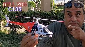 RC ERA C138 BELL 206 MINI HELICOTERO A CONTROL REMOTO, PRIMER VUELO EN  EXTERIOR