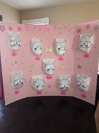 Baby Shower Game Diaper Pong We Did Points 100 50 25 Use A White Erase Board To Put Scor Creative Baby Shower Creative Baby Shower Themes Disney Baby Shower
