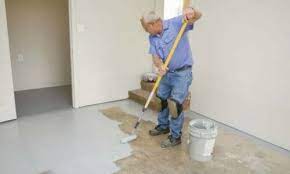 Garage floor paint is quite thick so move slowly when removing the tape. Tips For Installing Garage Floor Epoxy In Cold Weather All Garage Floors