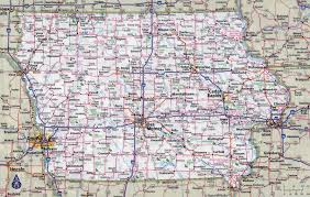 large detailed roads and highways map of iowa state with all cities iowa state usa maps of the usa maps collection of the united states of america