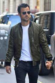 Long Sleeve Slim Fit Green Cotton Bomber Jacket Bomber Jacket Outfit Bomber Jacket Men Mens Outfits