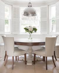 Transitional Dining Nook Dining Room Small Dining Room Windows Round Dining Room