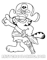 If your child loves interacting. Garfield Dress As A Pirate Coloring Page Ninjago Coloring Pages Cartoon Coloring Pages Pirate Coloring Pages