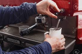 Our barista training course is free of charge to all of our customers who regularly purchase coffee and ingredients from caffe society. Barman Making Cappuccino In Modern Coffee Machine Closeup Of Male Hand Steaming Milk Small Business And Professional Coffee Brewing Concept Stock Photo Picture And Royalty Free Image Image 88088004