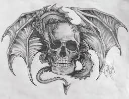This drawing page is for kids of all ages. Skull And Dragon Drawing By Kristin Salley