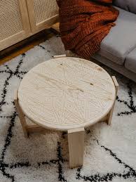 Shining top, mod looking rounded coffee table. Diy Round Coffee Table 7 Steps With Pictures Instructables