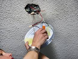 Install the ceiling fan box you need a ceiling fan rated electrical box before you install a ceiling fan. How To Replace A Light Fixture With A Ceiling Fan How Tos Diy