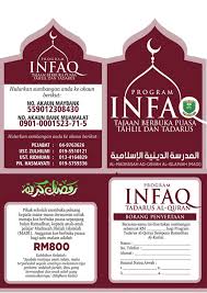 Sesungguhnya di antara amalan makruf ialah berjumpa kawan dengan wajah ceria. Infaq Ramadhan Madi