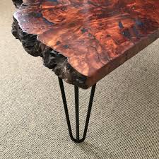 This natural edge red gum coffee table with…» Coffee Tables Tangerine Unicorn Design