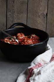 Dutch Oven Meatballs The Frayed Apron Recipe Oven Meatballs Recipes Dutch Oven Recipes