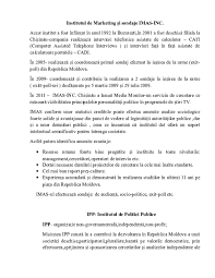 Institutul pentru politici publice (ipp) este o organizație neguvernamentală cu sediul în bucurești care militează pentru creșterea calității proceselor de elaborare a politicilor publice în românia. Doc Institutul De Marketing È™i Sondaje Imas Inc Vlad Plamadeala Academia Edu