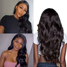 To all my black girls. Human Hair Wigs Lace Front Body Wave Brazilian Virgin Hair Glueless With Baby Hair For Black Women Lace Wig Bleached Knots 14 Inch Amazon De Beauty