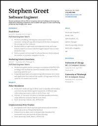 Another computer operator resume template; 4 Computer Science Cs Resume Examples For 2021