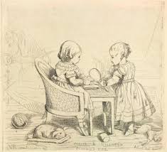 Queen Victoria S Own Sketch Of Princess Victoria Princess Royal And Prince Albert The Fut Queen Victoria Family Queen Victoria Children Young Queen Victoria