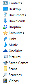 Icons are stored in many places throughout windows and applications. Where Can I Find The Icons Used For Music Pictures Videos Etc Folders In Win10 Super User