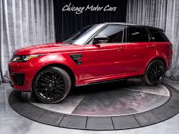 Every used car for sale comes with a free carfax report. Used 2017 Land Rover Range Rover Sport Svr Msrp 129 712 For Sale Special Pricing Chicago Motor Cars Stock 15940