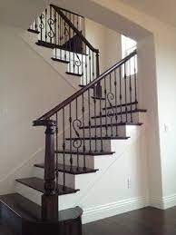Wrought Iron Railing Houzz Design De Escada Projeto De Escada Escada De Ferro