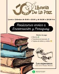 photo บน Instagram โดย Libreria de la Paz Posadas • Nov 28, 2024 at 4:28 AM