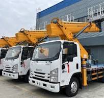 Factory Direct Sale Isuzu 28m 30m Hydraulic Telescopic Boom Aerial Work Platform Man Lift Truck
