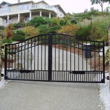 Shop small wrought iron garden gates to very large custom double driveway gates. Double Out Swing Wrought Iron Garden Gate Used Fence Gate For Sale Buy Garden Arch Wrought Iron Gate Decorative Wrought Iron Gates Wrought Iron Sliding Gate Product On Alibaba Com