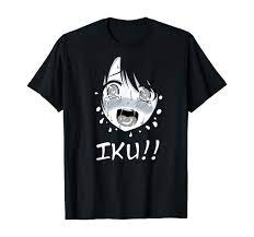 Amazon.com: Ahegao Face Anime Manga Hentai Girl Iku T-Shirt : Clothing,  Shoes & Jewelry