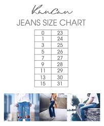Kancan Jeans Size Chart Gliks