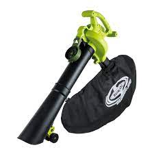 Sun Joe 14 Amp 440 Cfm 250 Mph Corded Electric Leaf Blower Vacuum Kit Included Lowes Com Sun Joe Electric Leaf Blowers Blowers