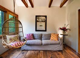 Wooden garden swing wooden swings door design bed design home decor furniture modern furniture indian swing temple design for home pooja room design. 20 Fascinating Swing Chairs In The Living Room Home Design Lover